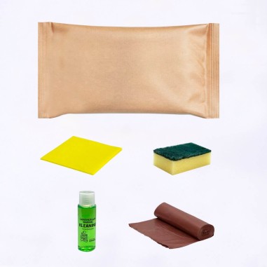 Practical tourist apartment welcome kit