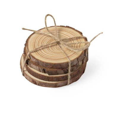 Pack of 25 Wooden Display Bases for Amenities