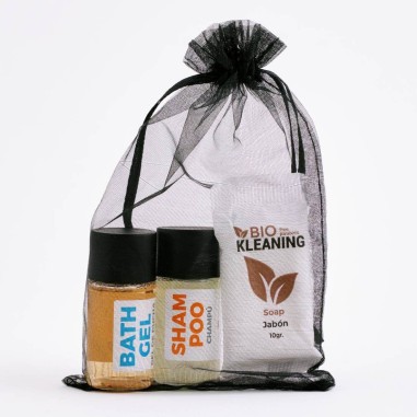 Bath kit - Gel 20ml + Shampoo 20ml + bar of soap - 100 pcs (KB-2)