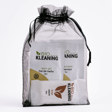 Bath kit - shower gel in sachet + shampoo in sachet + bar of natural soap - 200 pcs (KB-6)