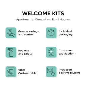 Ecological amenities kit for apartments - 50 pcs 2